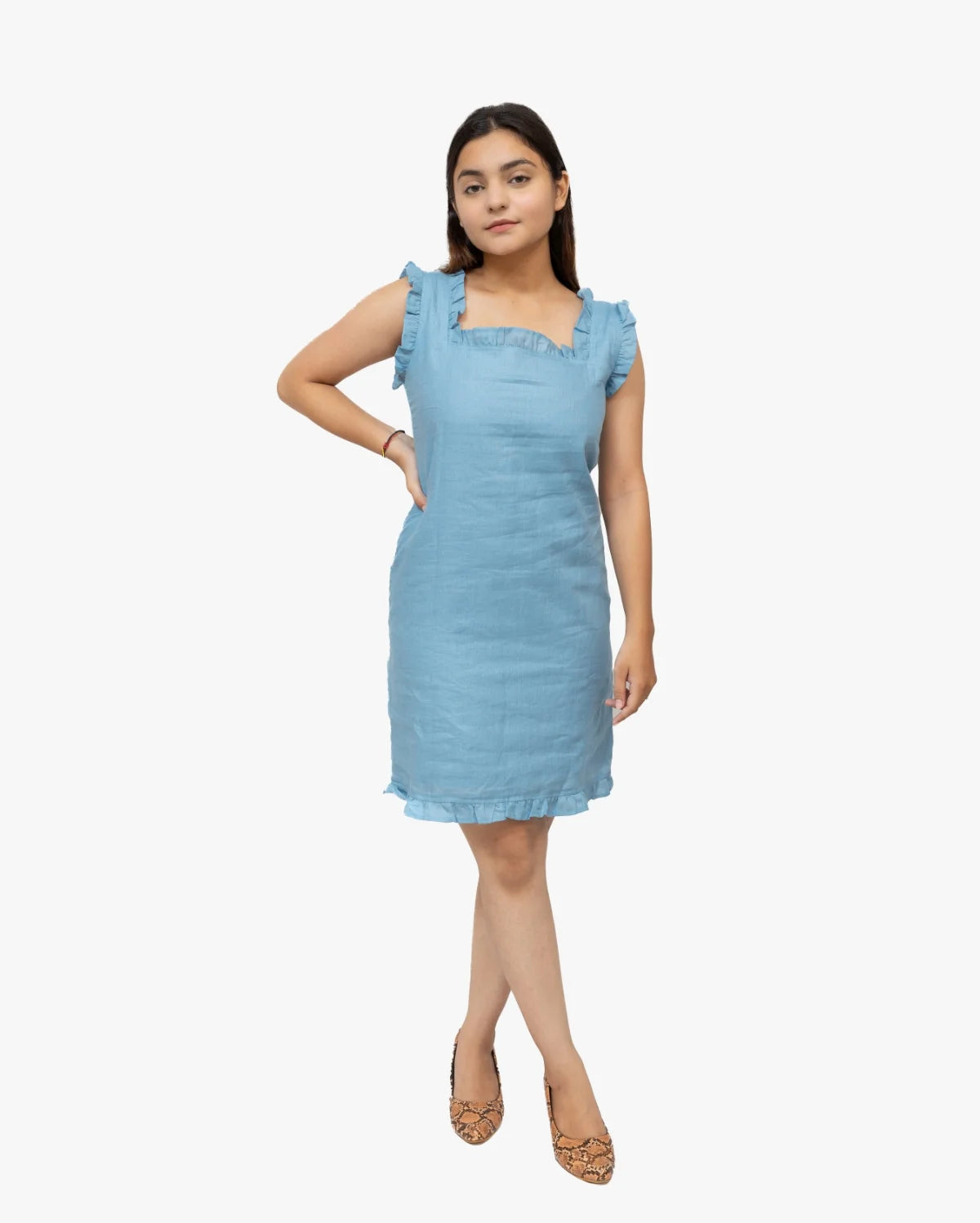 Linen Mini Dress