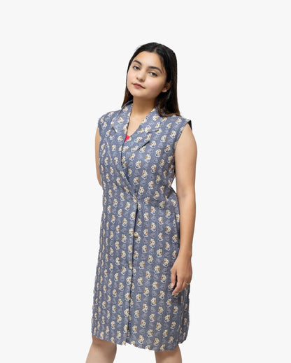 Oxford Linen Mini Dress