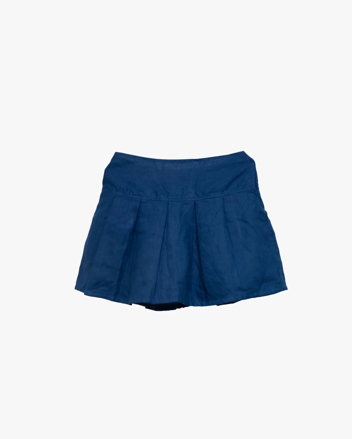 Box Pleat Mini Skirt