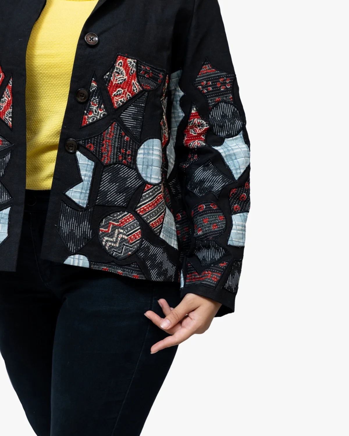 Cotton Patchwork Jacket