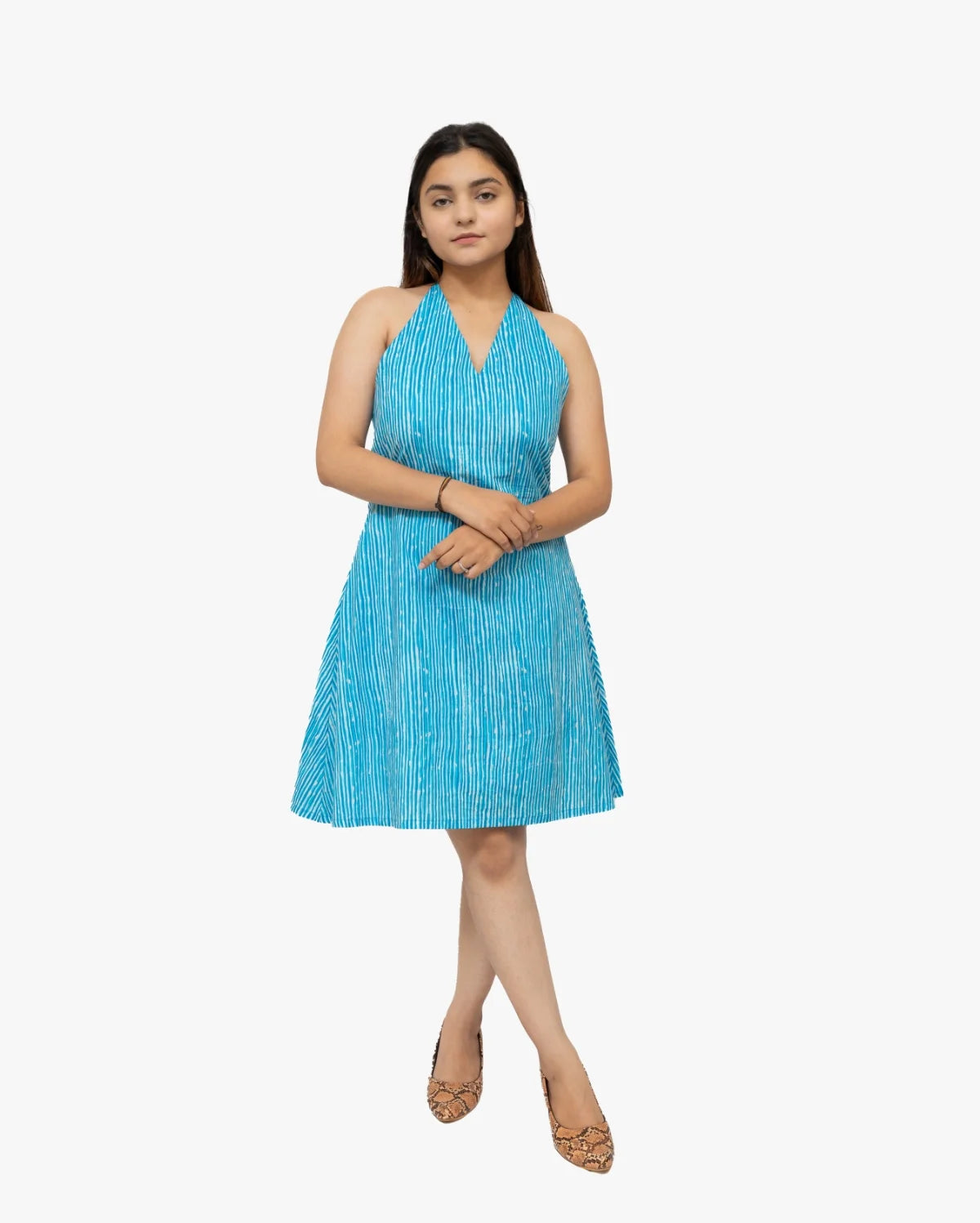 Sable Cotton Midi Dress