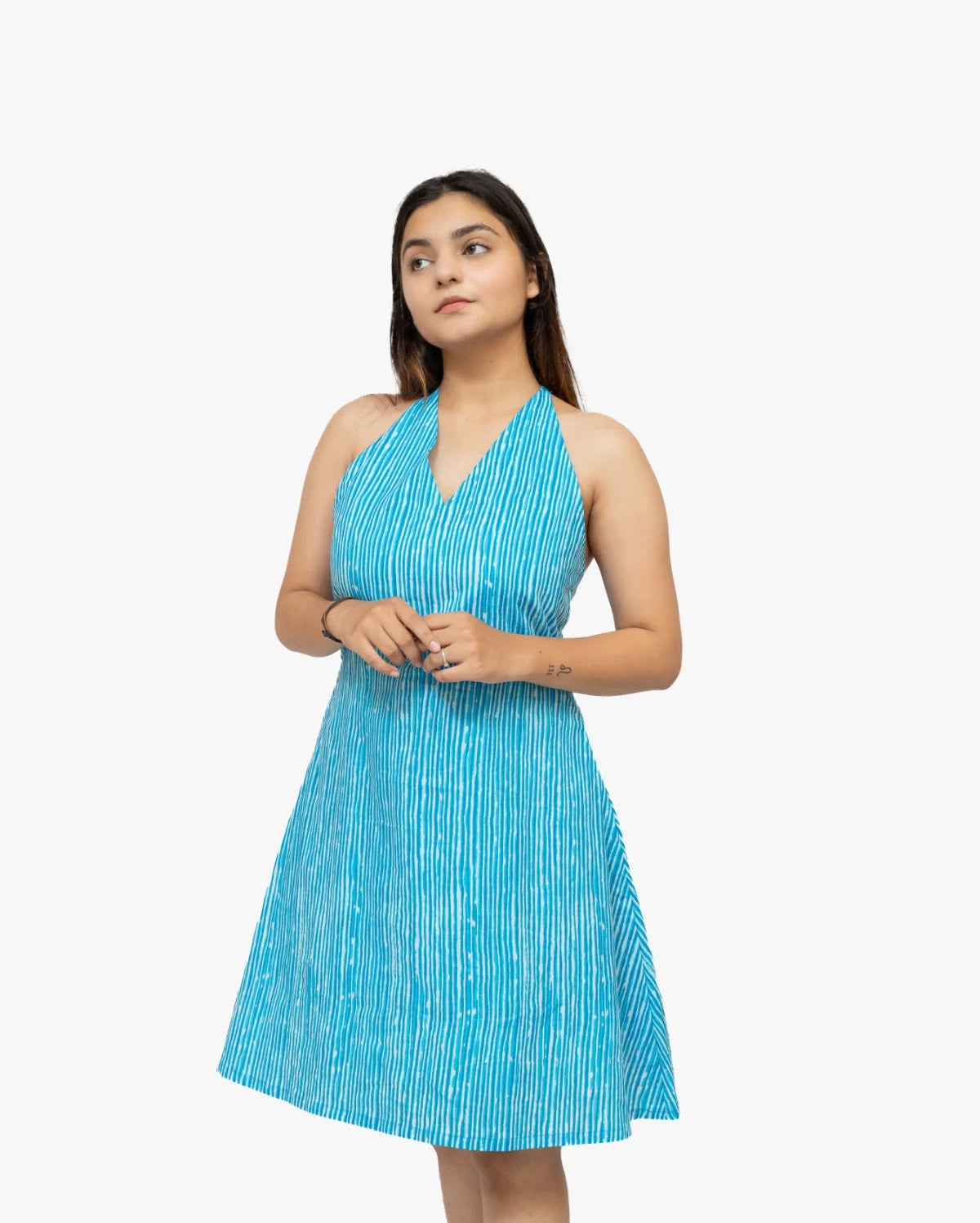 Sable Cotton Midi Dress