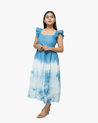 Ruffle Midi Dress