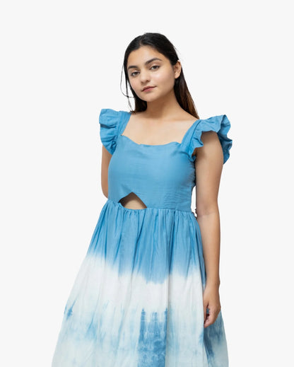 Ruffle Midi Dress