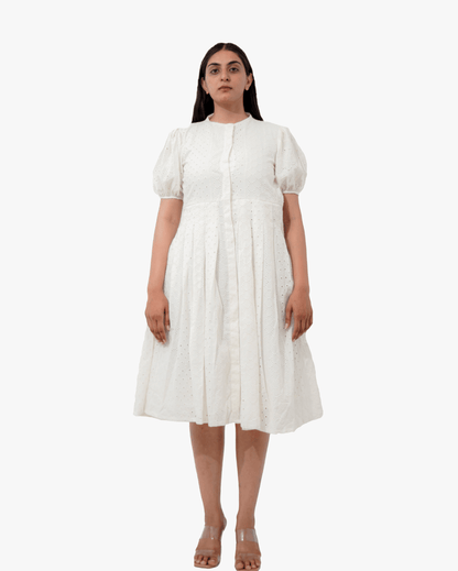 Embroidered Chikankari Dress