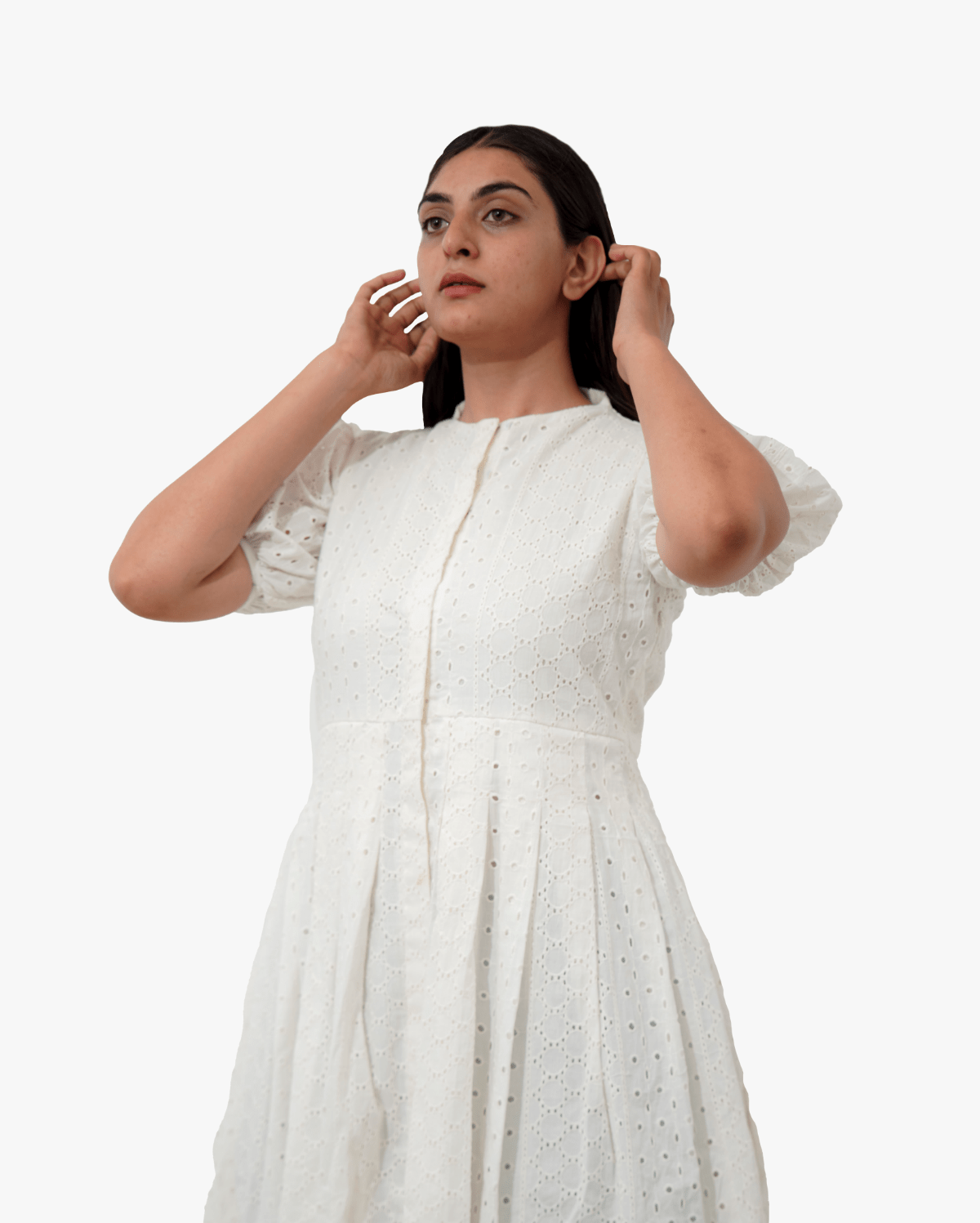 Embroidered Chikankari Dress