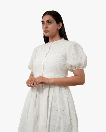 Embroidered Chikankari Dress