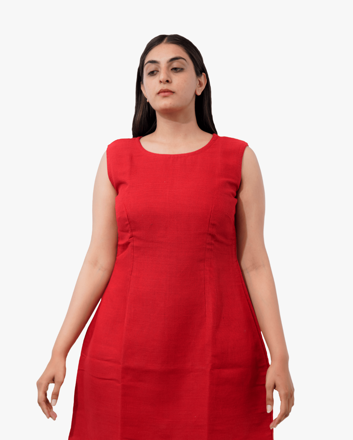 Jute Cotton Midi Dress