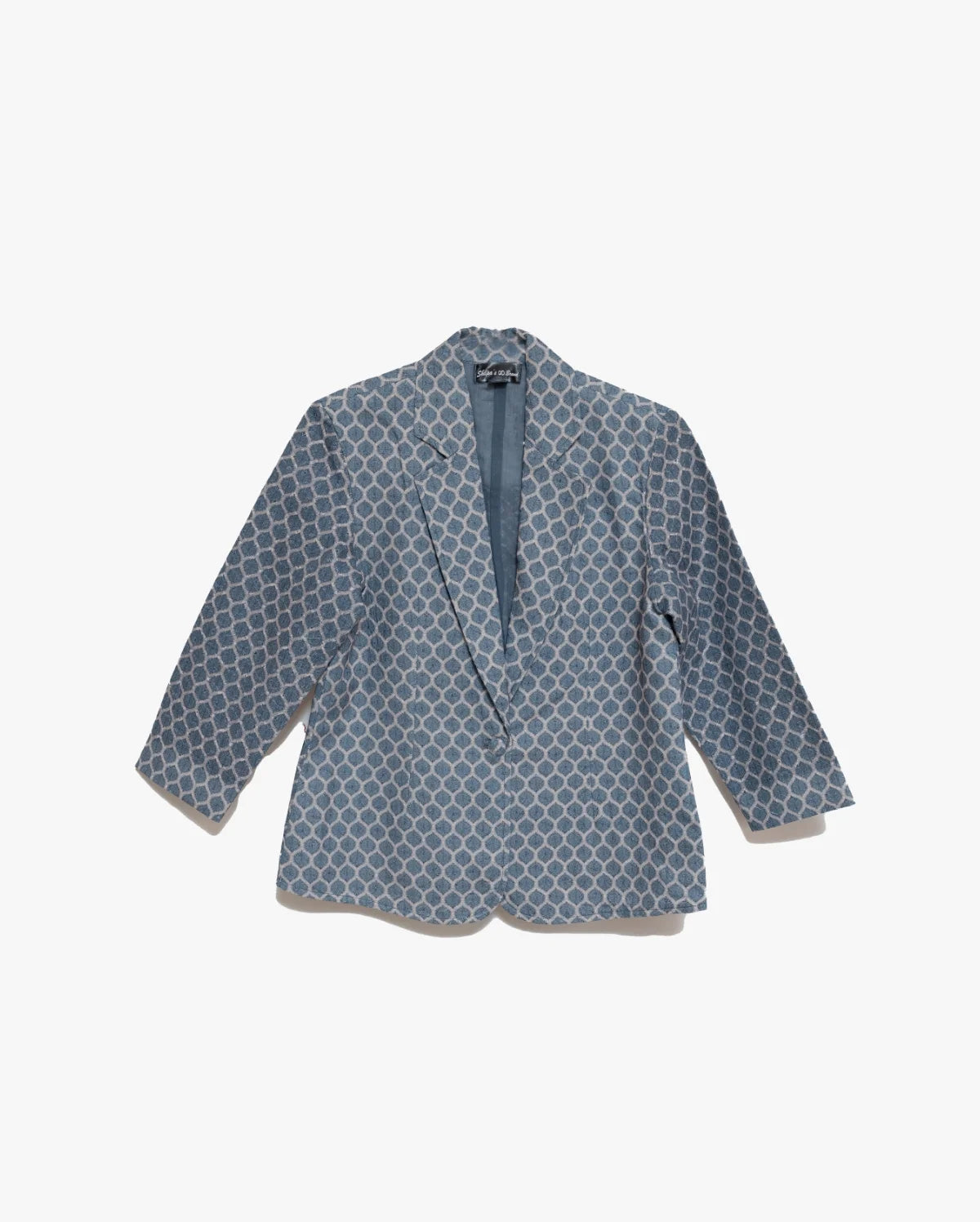 Jacquard Single Breasted Blazer